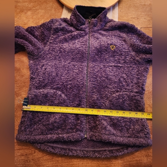 Purple Ariat Women's Fleece Jacket Size Large - Picture 7 of 10